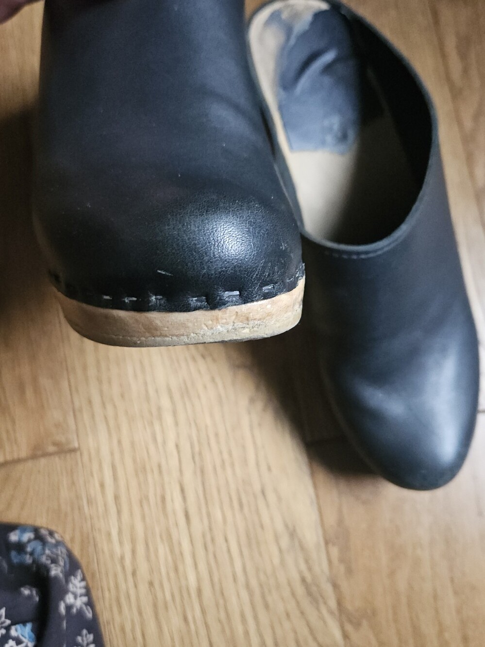 No.6 School Clogs on Wedge Black Leather | EU 39 - Picture 4 of 10